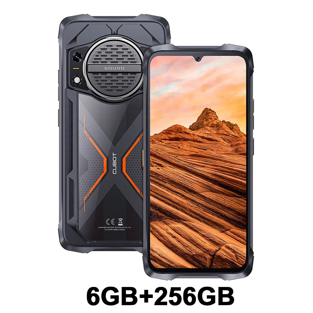 Cubot KingKong Power 3 Rugged Smartphone – Android 14, 10200mAh, 6.72" 120Hz Display, 24GB+256GB, 123dB Speaker