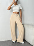 Autumn & Winter Women’s Elastic Waist Wide Leg Casual Pants thumbnail 45