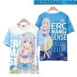 Anime 3D Graphic T-Shirt Unisex Short Sleeve Streetwear Tee for Kids & Adults thumbnail 20