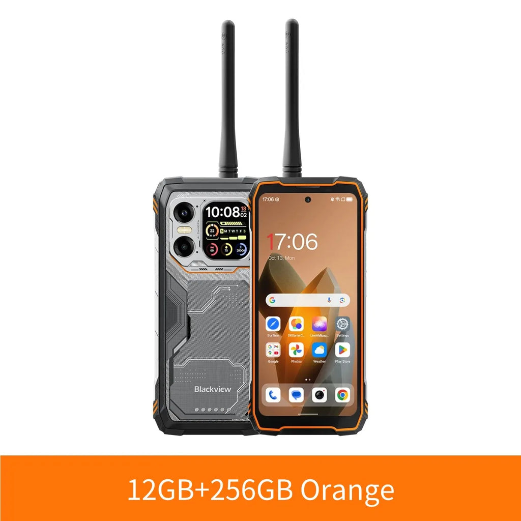 Blackview XPLORE 1 Rugged Smartphone with Walkie Talkie, 20000mAh, 6.78" 120Hz Display, 64MP Camera, MediaTek Dimensity 7050