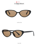 2pcs Retro Cat Eye Sunglasses for Women & Men – Rivet Triangle Fashion Sun Glasses, Multi-Color thumbnail 15