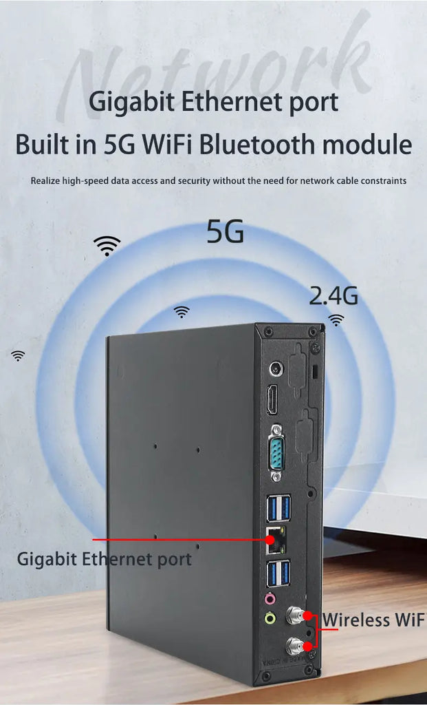 Intel Mini Desktop PC – 8GB/16GB RAM, 512GB/1TB SSD, Wifi5, Win11 Pro, Core i3/i5/i7/i9 – Office & School Computer