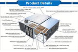 Expandable Folding Container House 20ft & 40ft Prefab Tiny Home Fast Assembly Flat Pack thumbnail 11