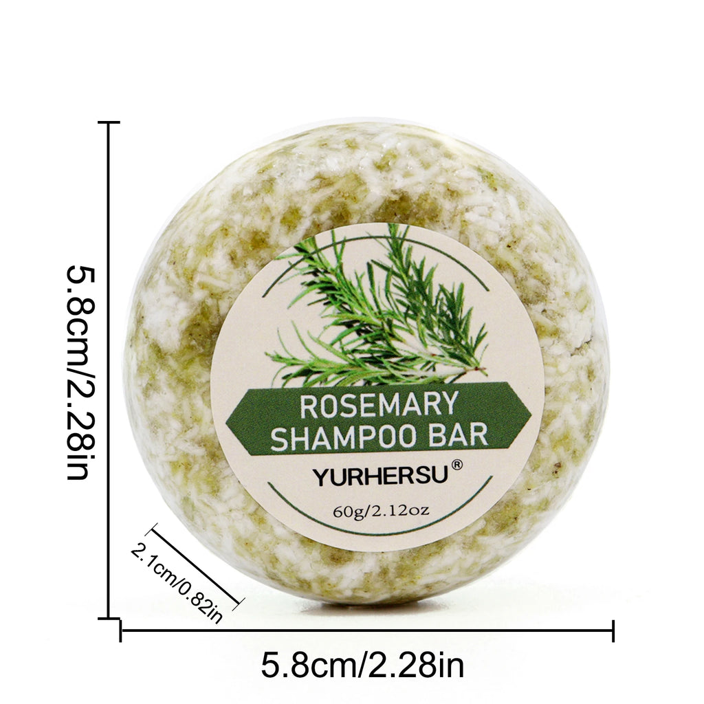 Rosemary Shampoo Soap – Nourishing & Repairing Hair, Unisex, 60g