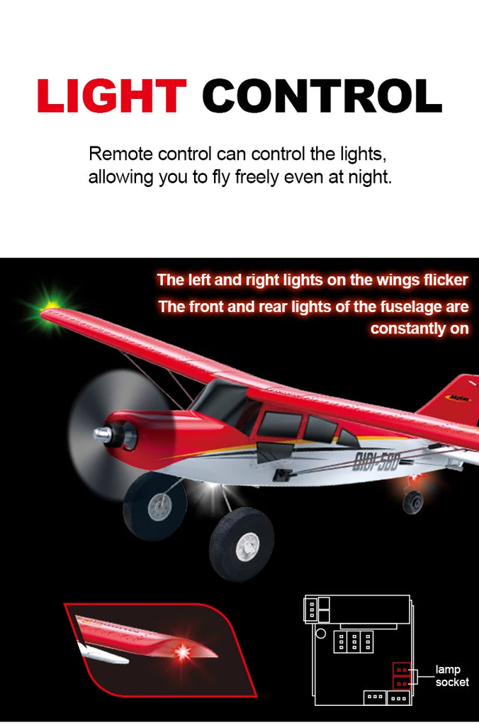 Qidi560 Moore M7 Off-Road RC Plane 4CH Brushless Remote Control Fixed Wing Aircraft – EPP Foam Model