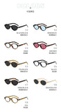 Oval Rice Nail Retro Fashion Sunglasses – Customizable Myopia Lenses 0~-6.0 thumbnail 9