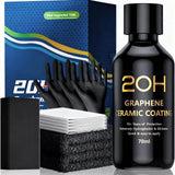 Graphene Ceramic Coating 20H/12H with Self-Healing & UV Track Technology – 10+ Year Car Paint Protection thumbnail 1