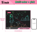 16/20 Inch Rechargeable LCD Writing Tablet Erasable Multi-Color Drawing Board for Kids thumbnail 7