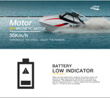 WL916 / WL912-A RC Speedboat 2.4GHz High-Speed Remote Control Racing Boat for Kids thumbnail 23