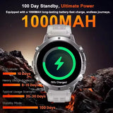 KAVSUMI X3 Outdoor GPS Smartwatch Ultra 2025 1000mAh AMOLED Display 10ATM Waterproof Bluetooth Call Sports Watch thumbnail 4