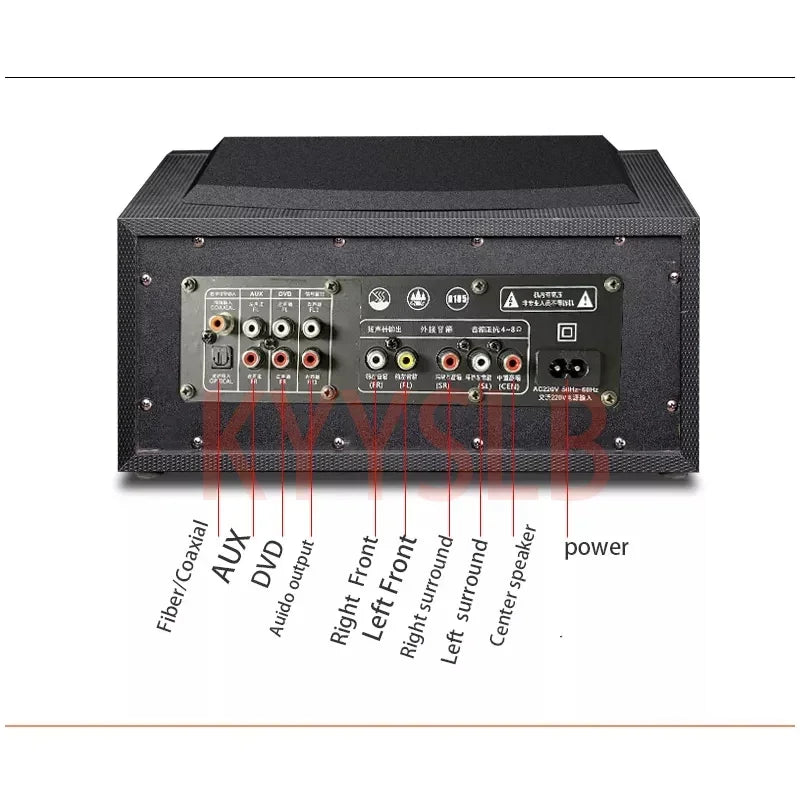 KYYSLB 5.1 Home Theater Sound System – Wireless 3D Surround Speakers for TV & Music
