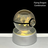 Pokemon 5cm Crystal Ball 3D LED Night Light – Pikachu, Charizard, Gengar & Eevee Gift Model thumbnail 11