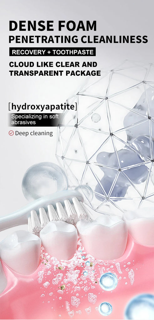 7.5% Hydroxyapatite Probiotic Whitening Toothpaste 120g – Enamel Repair & Breath Freshening for Adults