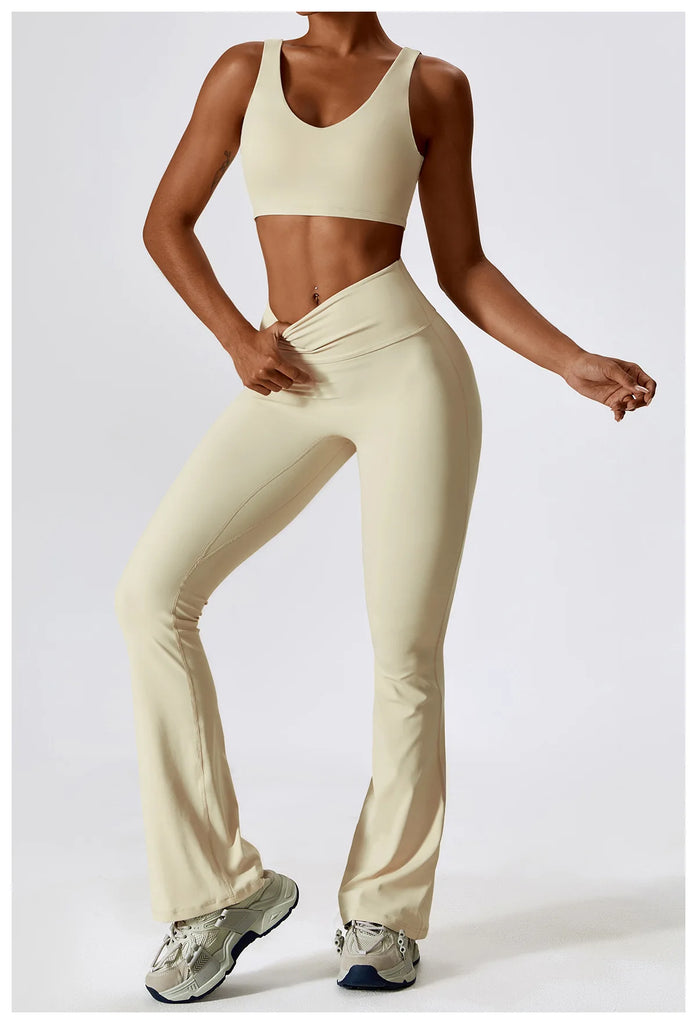 Seamless 2-Piece Women’s Yoga Set – Fitness Leggings & Sports Bra Workout Suit