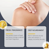OceAura Basil Lemon Shower Gel & Body Lotion Set – Exfoliating Deep Cleansing, Moisturizing, Brightening & Smoothing Body Care thumbnail 8