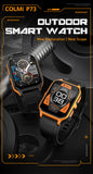 COLMI P73 Military Outdoor Smartwatch – 1.9" Display, Bluetooth Calling, 100+ Sport Modes, IP68 Waterproof thumbnail 7