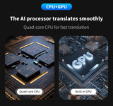 S85 Pro Smart Language Translator Device – 4” Touch Screen, 138 Languages, Offline Translation, Camera & Voice Recorder thumbnail 21