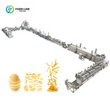 Fully Automatic Potato Chips Frying Production Line – Electric Pringles & Crisps Making Machine thumbnail 2