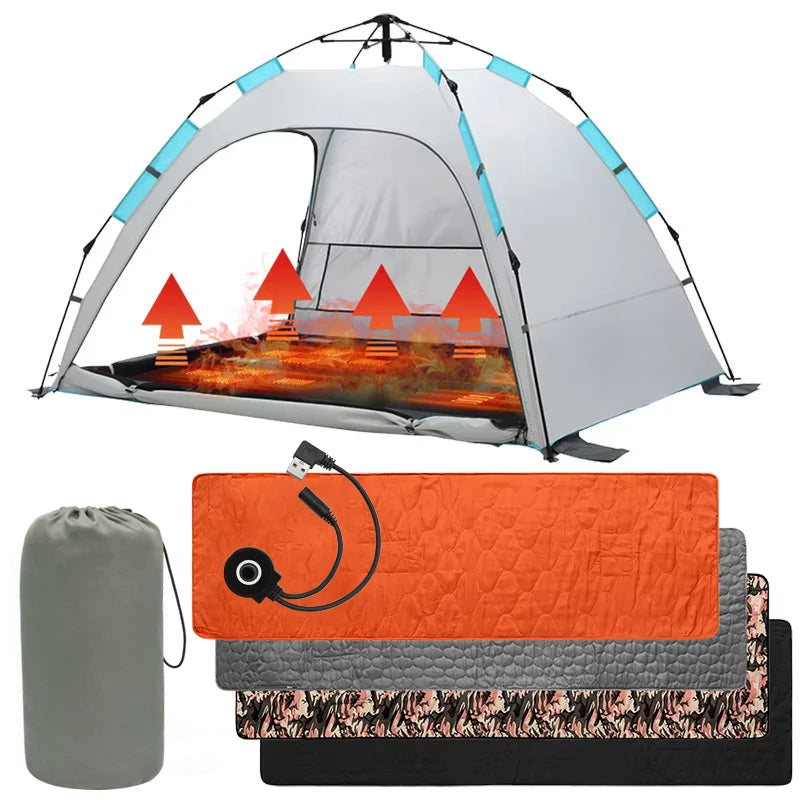 Outdoor Camping USB Heating Sleeping Mat — Stay Warm Anywhere, Anytime