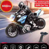 High Speed RC Stunt Motorbike – 360° Rotation Drift Remote Control Motorcycle Toy thumbnail 2