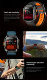 Military-Grade GPS Smartwatch for Men – 2.01” AMOLED, Bluetooth Calling, 3ATM Waterproof, 100+ Sports, 540mAh Battery thumbnail 28