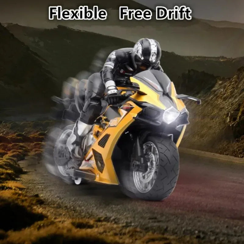 High Speed RC Stunt Motorbike – 360° Rotation Drift Remote Control Motorcycle Toy