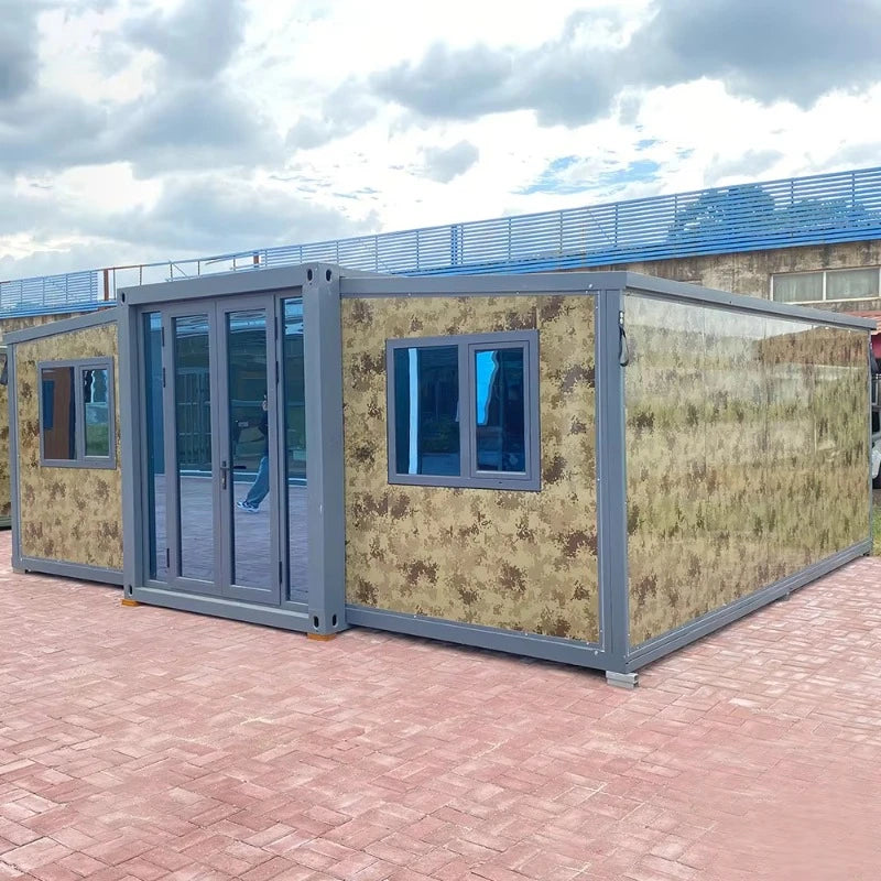 Expandable Prefab Container House 20ft 30ft 40ft Portable Steel Modular Home
