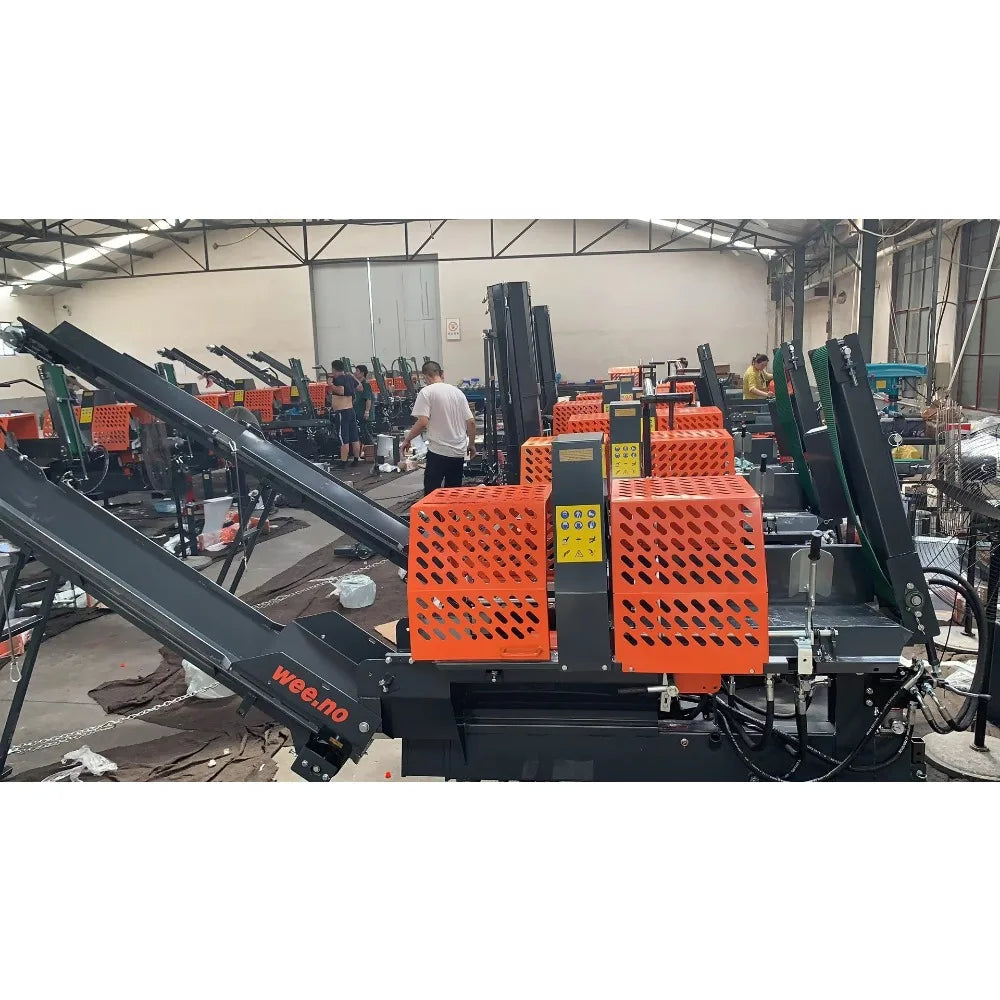 Customized Automatic Wood Processor - Electric/Diesel/Gasoline Firewood Splitter with Industrial Sawing System