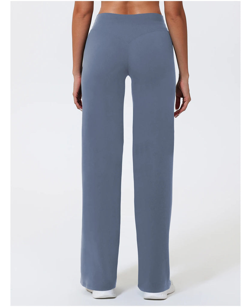 Hearuisavy Women Straight-Leg Sports Pants Yoga & Fitness Leggings