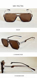 ZUIDID Vintage Square Sunglasses UV400 Travel Fashion Glasses for Men and Women Model 02056 thumbnail 26