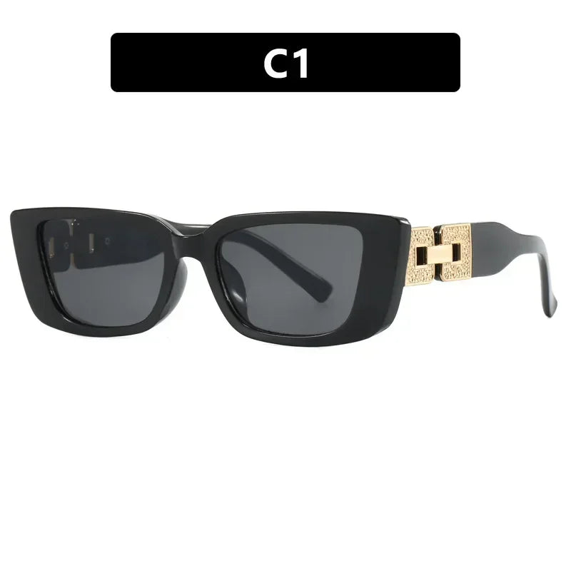 Vintage Small Cat Eye Sunglasses for Women – Trendy Black Fashion Shades Outdoor UV Protection