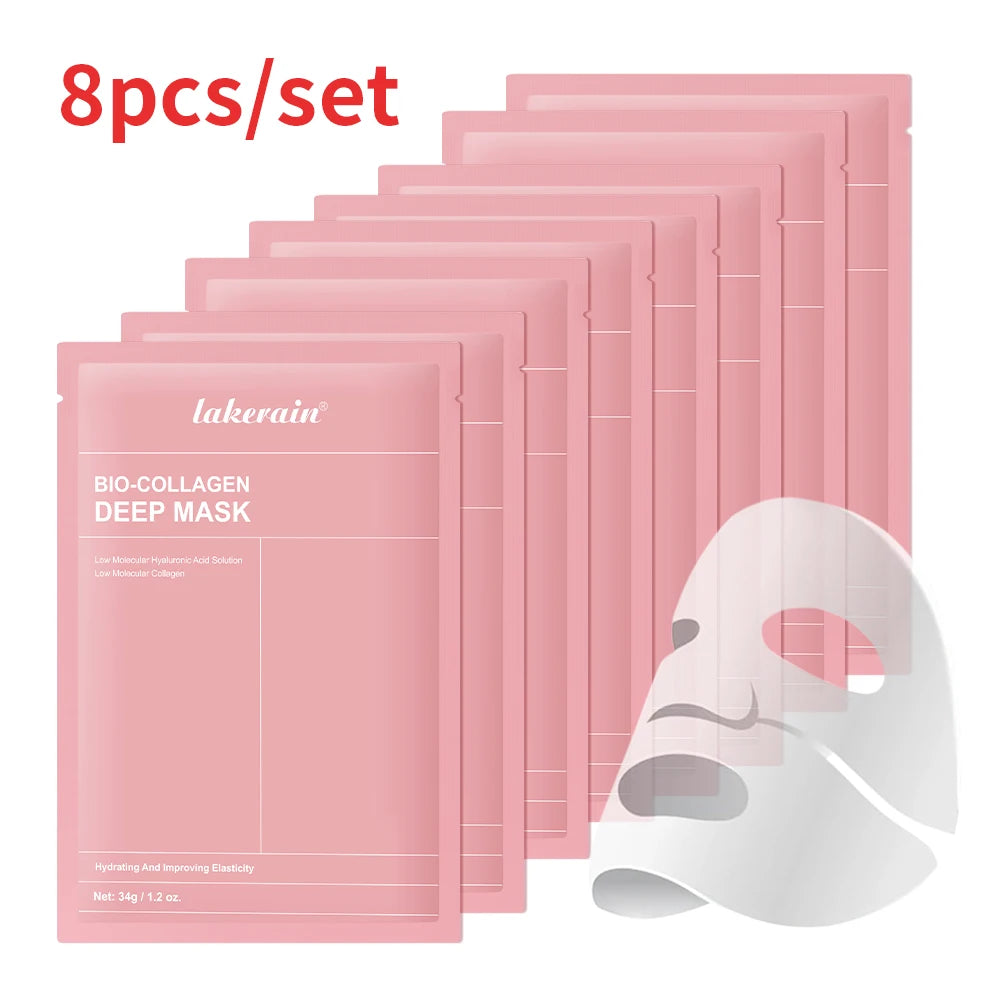 Bio-Collagen Deep Face Mask Overnight Hydrating Mud Mask for Pore Minimizing, Firming and Brightening 34g