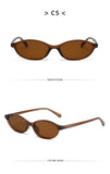 Retro Oval Cat Eye UV400 Sunglasses for Women – Trendy Small Frame Punk Sun Protection Shades thumbnail 21