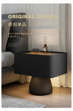 Space-Saving Vintage Bedside Table – Minimalist Luxury Wooden Nightstand thumbnail 6