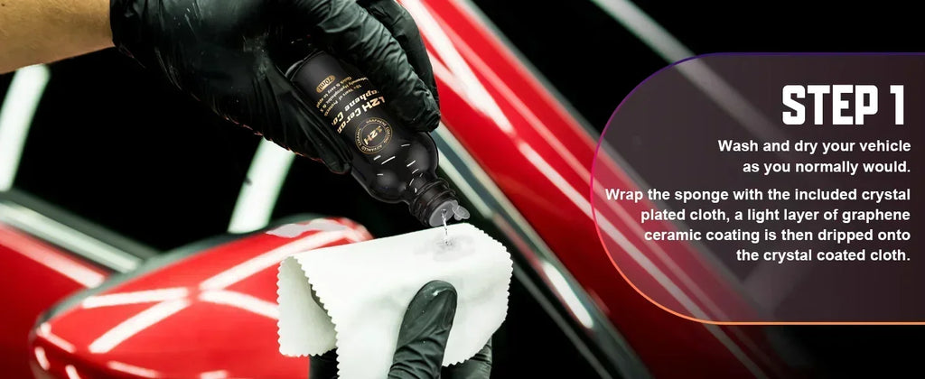 Graphene Ceramic Coating 20H/12H with Self-Healing & UV Track Technology – 10+ Year Car Paint Protection