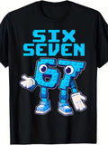 Kids Graphic Print T-Shirt Summer Short Sleeve Loose Fit Tee 7–15 Years thumbnail 10
