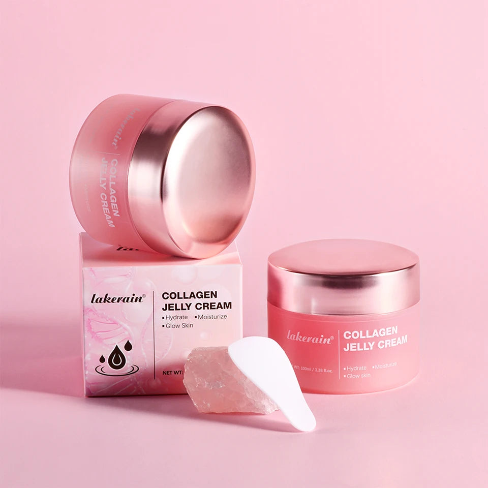 Moisturizing Collagen Jelly Cream with Niacinamide and Hydrolyzed Collagen 100ml Anti-Aging Firming Hydrating Face Cream