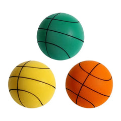 Silent Mute Basketball High-Density PU Indoor Training Ball – 18cm / 22cm