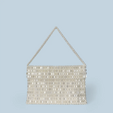 Retro Silver Sequin Metal Handwoven Shoulder Bag – High-End Women’s Square Handbag thumbnail 14