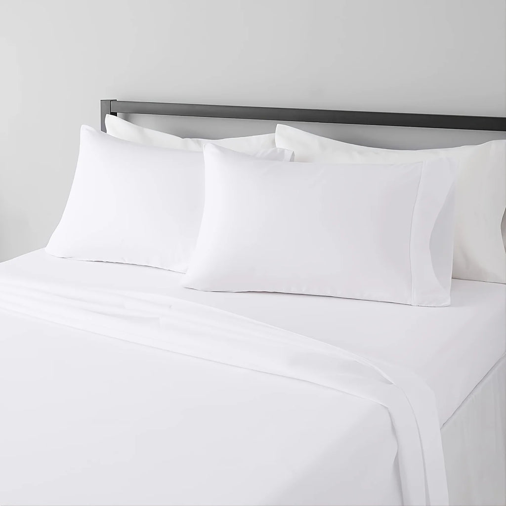 Breathable & Cooling Luxury Bed Sheet Set – Extra Soft Easy-Fit Hotel Style (3/4 Piece)