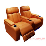 MINGDIBAO Luxury Electric Recliner Cinema Chair with LED Lighting & Cup Holder – Genuine Leather Home Theater Seating thumbnail 21
