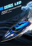 HJ808 RC Battery Boat 2.4GHz 25km/h High-Speed Remote Control Racing Ship Model Toy thumbnail 12
