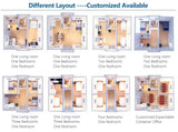 Expandable Prefab Container House 20ft 30ft 40ft Portable Steel Modular Home thumbnail 6