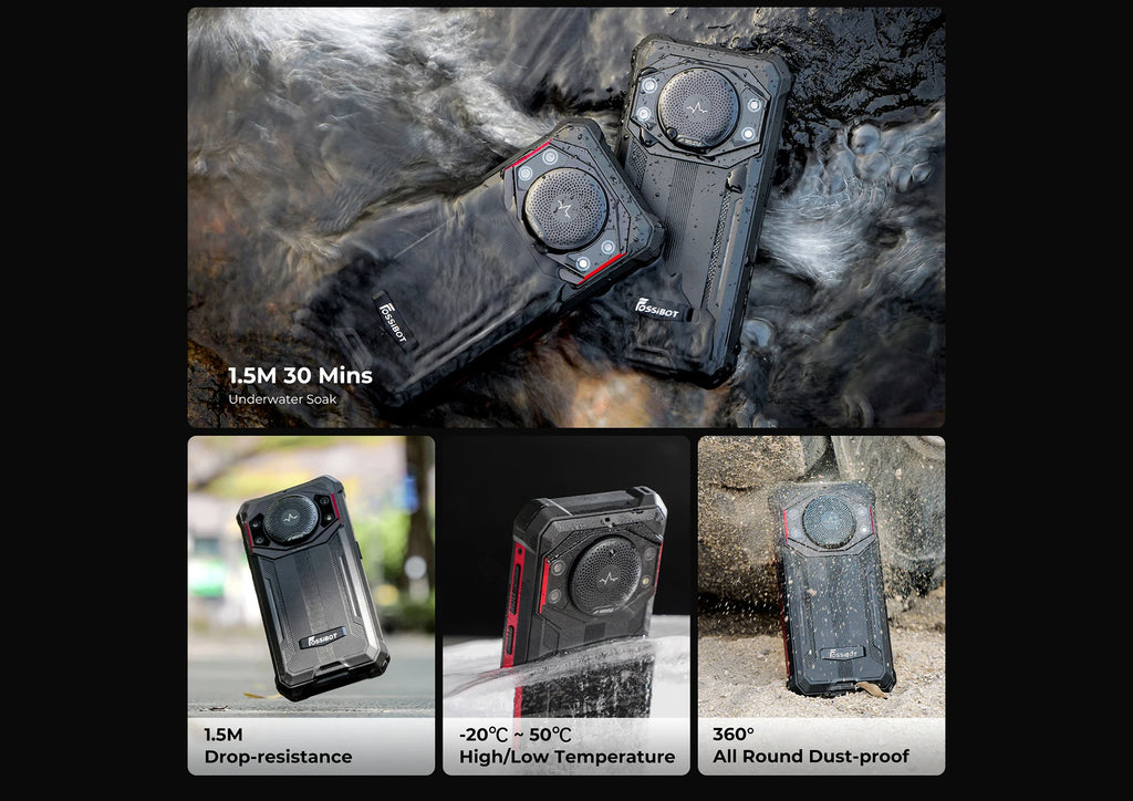 FOSSiBOT F101 P Rugged Smartphone – Power Meets Durability