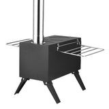 Tent Stove Outdoor Portable Wood Burning Stove – With Detachable Chimney thumbnail 3