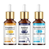 HISENRAIN Vitamin C Retinol Hyaluronic Acid Serum Duo Anti Aging Brightening Hydration Combo thumbnail 16