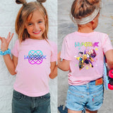 K-Pop Korean Wave Demon Hunter Kids 100% Cotton T-Shirt – Summer Street Style Cartoon Tee for Boys and Girls thumbnail 12
