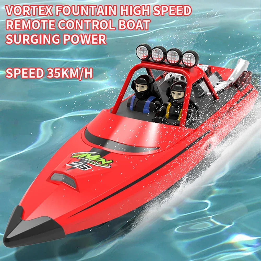 TY725 RC Turbojet High-Speed Remote Control Boat – Adult & Kids Electric Jet Boat Toy with Low Battery Alarm