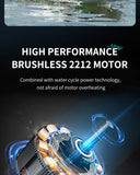 TX768 RC Speedboat 2.4G Brushless High-Speed Remote Control Boat for Kids & Adults – 30+ km/h thumbnail 13