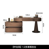 Luxury Modern Bedroom Dressing Table with Mirror, Makeup Stool, and Storage Drawers thumbnail 33